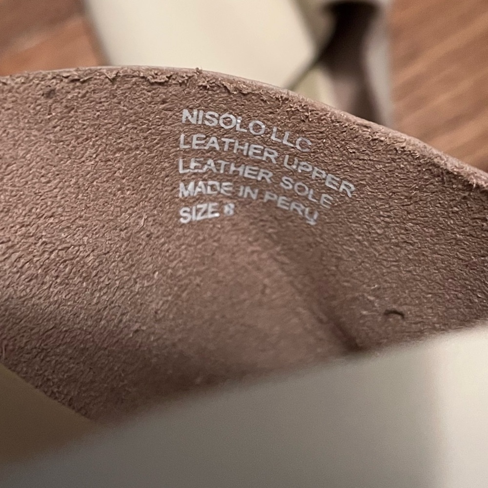 Nisolo Cream Slip-On Mules - Picture 4 of 4